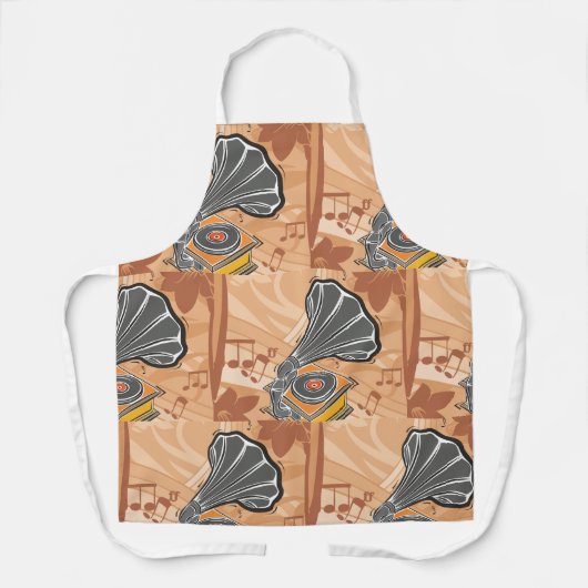 Gramophon Schürze (Vorderseite)