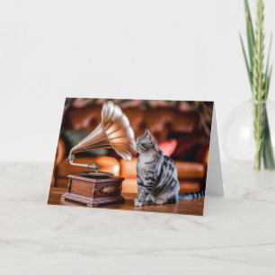 Gramophon Tabby Card Karte