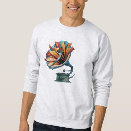 Gramophon tanzt durch die Melodie Sweatshirt