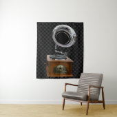 Gramophon Tapestry Wandteppich (Beispiel)