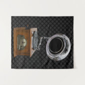 Gramophon Tapestry Wandteppich (Vorderseite (Horizontal))