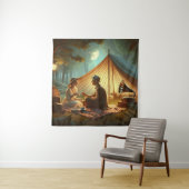 Gramophon Tapestry Wandteppich (Beispiel)