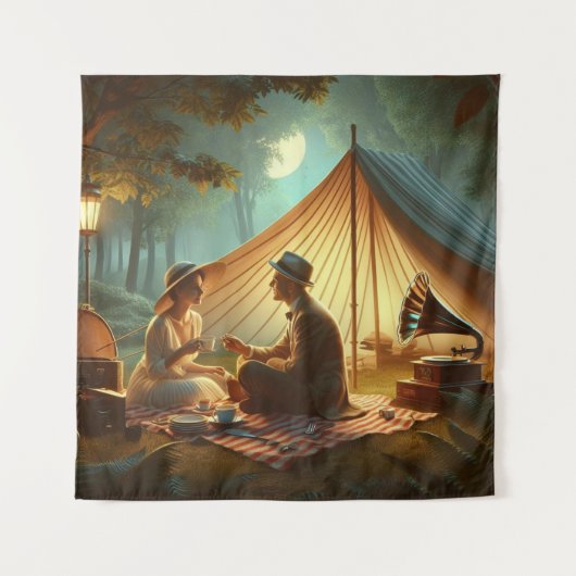 Gramophon Tapestry Wandteppich (Vorderseite)