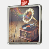 Gramophon Weihnachtsschmuck (Links)
