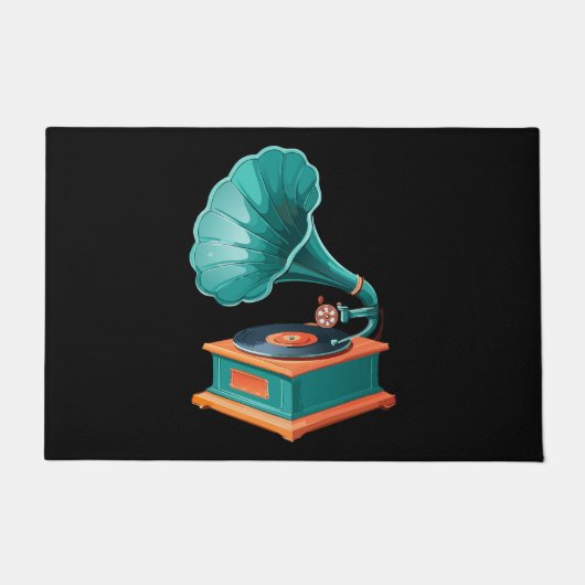 Gramophone Fußmatte (Vorderseite)