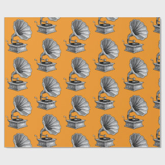 Gramophone Geschenkpapier