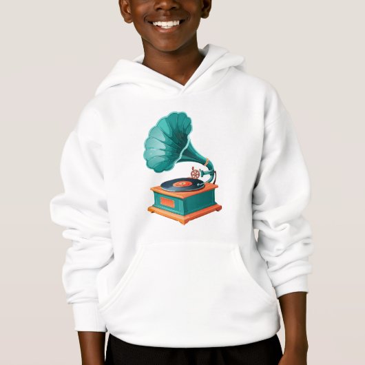 Gramophone Hoodie (Vorderseite)