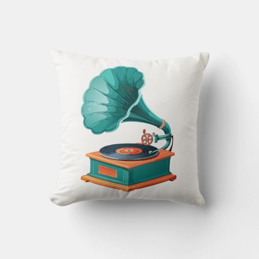 Gramophone Kissen (Vorderseite)