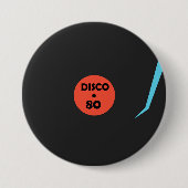 Gramophone Record Button - Retro Disco Party (Vorderseite)