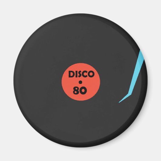 Gramophone Record Magnet - Retro Disco Party (Vorne)