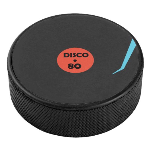 Gramophone Record Teller Funny Hockey Puck (3/4)