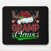 Gramp Claus Christmas Lights Matching Family Xmas  Mousepad (Vorne)