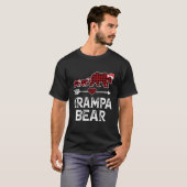 Grampa Bear Christmas Pajama Red Kariert Buffalo F T-Shirt (Vorne ganz)