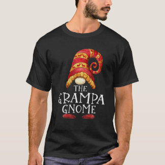Grampa Gnome Xmas Familie Matching Gruppe Weihnach T-Shirt