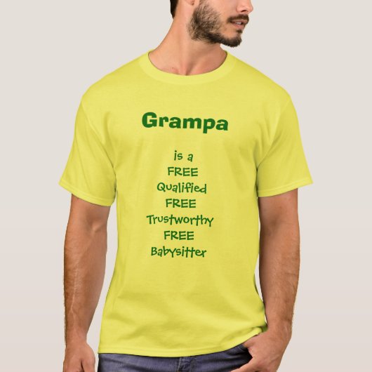 Grampa ist - Shirt frei (Vorderseite)