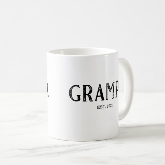 Grampa Jahr festgelegt Kaffeetasse (VorderseiteRechts)