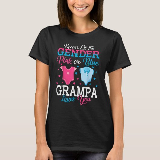 Grampa-Keeper, rosa oder blaue Grampa T-Shirt (Vorderseite)