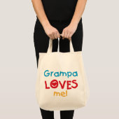 Grampa Lieben T - Shirt und Geschenke Tragetasche (Vorderseite (Produkt))
