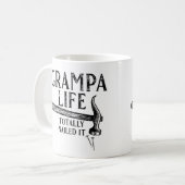 Grampa Life nagelte es! Kaffeetasse (Vorderseite Links)