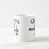 Grampa Life nagelte es! Kaffeetasse (Mittel)
