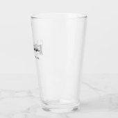 Grampa Moderne Elegante Einfache Vater's Day Glas (Links)