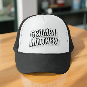 Grampa! Modernes, einfaches Cooles Comic Truckerkappe
