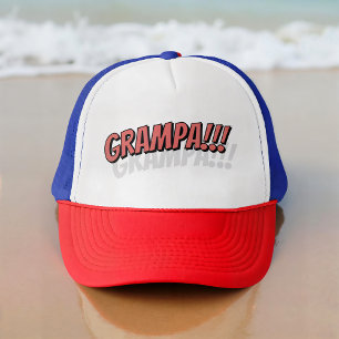 Grampa! Modernes, einfaches Cooles Comic Truckerkappe