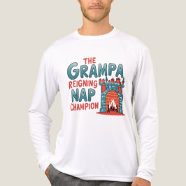 Grampa Reigning Nickerchen Champion Weihnachten Tri-Blend Shirt