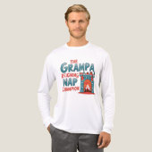 Grampa Reigning Nickerchen Champion Weihnachten Tri-Blend Shirt (Vorderseite komplett)