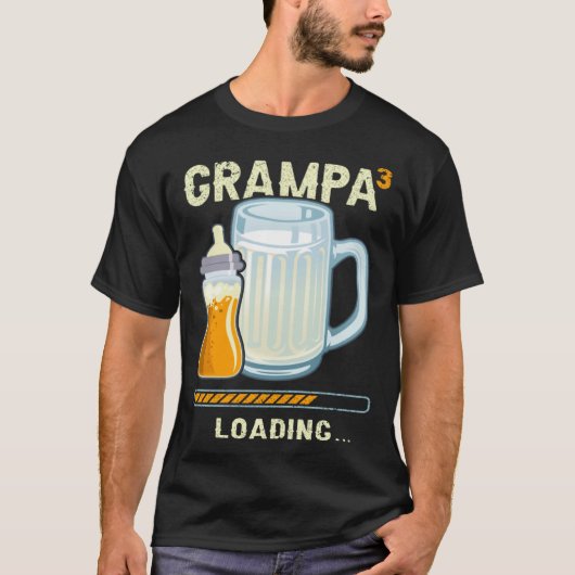 Grampa to be Future Grampa 3rd grandchild T-Shirt (Vorderseite)