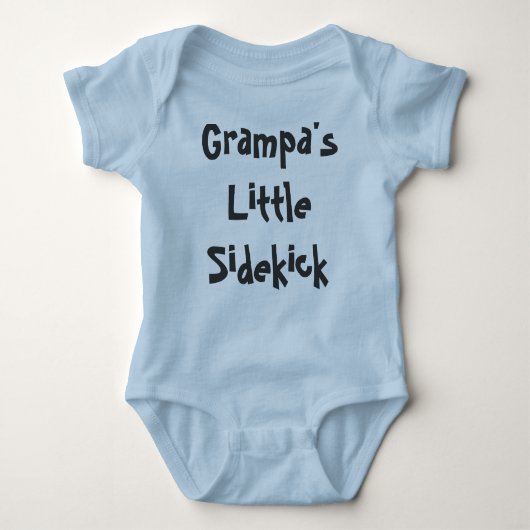 Grampas kleiner Sidekick Baby Strampler (Vorderseite)
