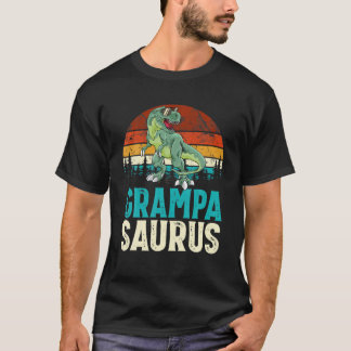 Grampasaurus T Rex Dinosaur Grampa Saurus Familie  T-Shirt