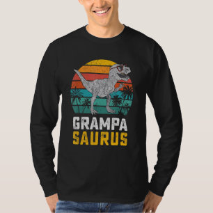 Grampasaurus T Rex Dinosaur Grampa Saurus Familie T-Shirt