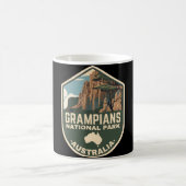 Grampians � der endlose Horizont Australiens Kaffeetasse (Mittel)
