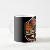 Grampians � der endlose Horizont Australiens Kaffeetasse (Vorderseite Links)