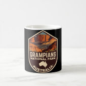 Grampians � der endlose Horizont Australiens Kaffeetasse (Mittel)