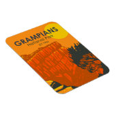 Grampians Nationalpark Australien Vintag Magnet (Rechte Seite)