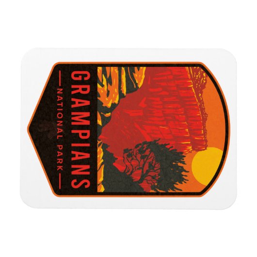 Grampians-Nationalpark Magnet (Horizontal)