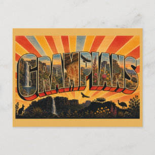 Grampians Nationalpark VIC Vintage Reise Kunst Postkarte