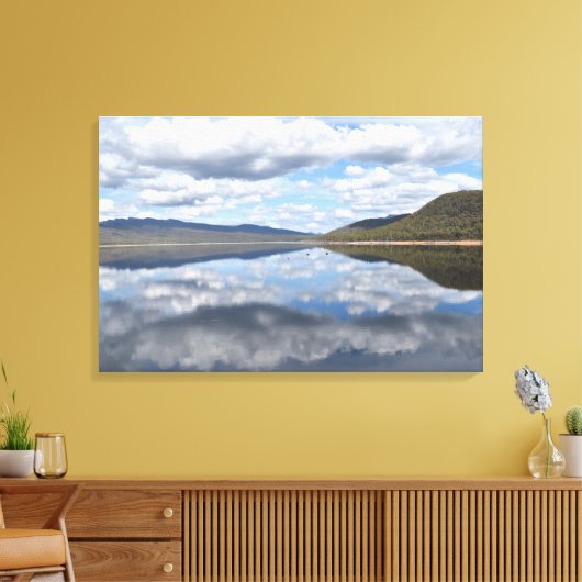 Grampians Reflected Leinwanddruck (Insitu (Wohnzimmer))