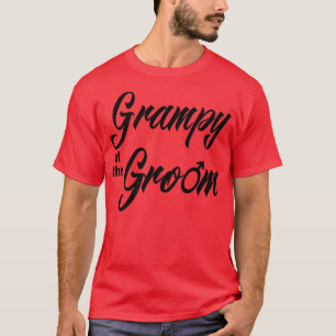 Grampie der Groom-Hochzeitsfeier, die Bridal-Teil T-Shirt