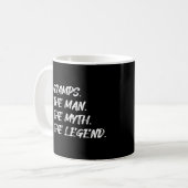 Grampiert den Mann der Mythos der Legende lustige Kaffeetasse (Vorderseite Links)