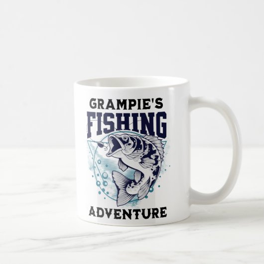 Grampie's Fishing Adventure Niedlich Kaffeetasse (Rechts)
