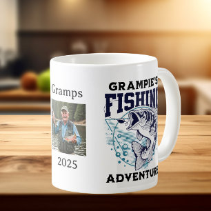 Grampie's Foto Fishing Adventure personalize Kaffeetasse