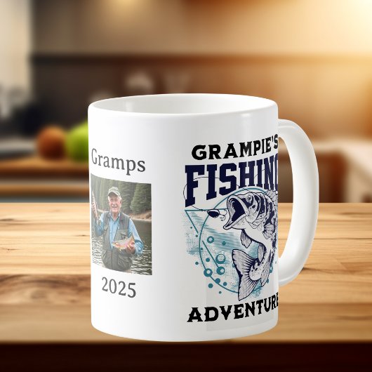 Grampie's Foto Fishing Adventure personalize Kaffeetasse