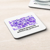 Grampositiver Bazillus Anthracis (Bakterien) Untersetzer (Linke Seite)