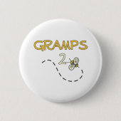 Gramps 2 Biene Button (Vorderseite)