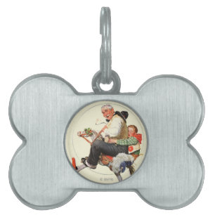 Gramps auf Schaukelpferd Tiermarke