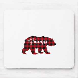 Gramps Bear Buffalo Kariert Matching Family Mousepad
