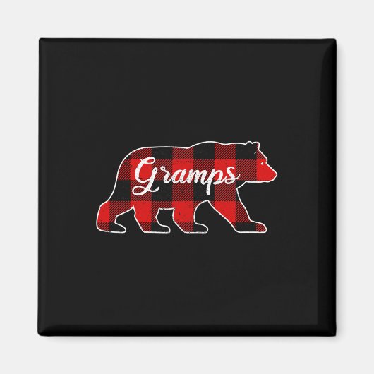 Gramps Bear Shirt Magnet (Vorne)